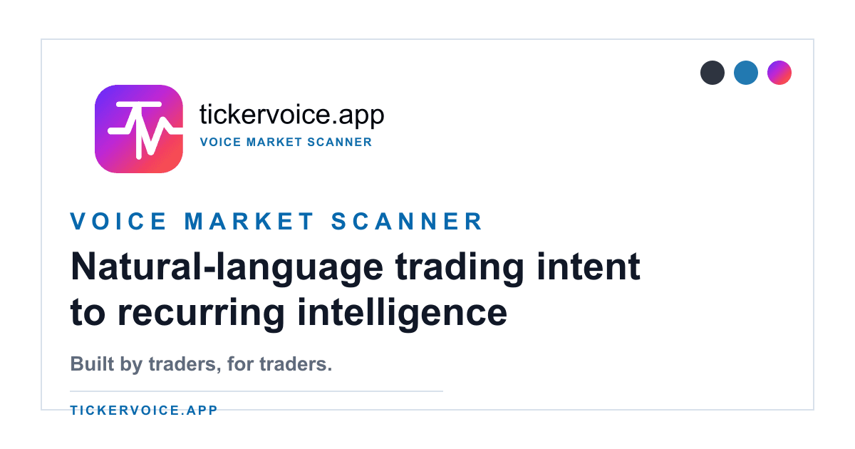 צילום מסך מתוך TickerVoice